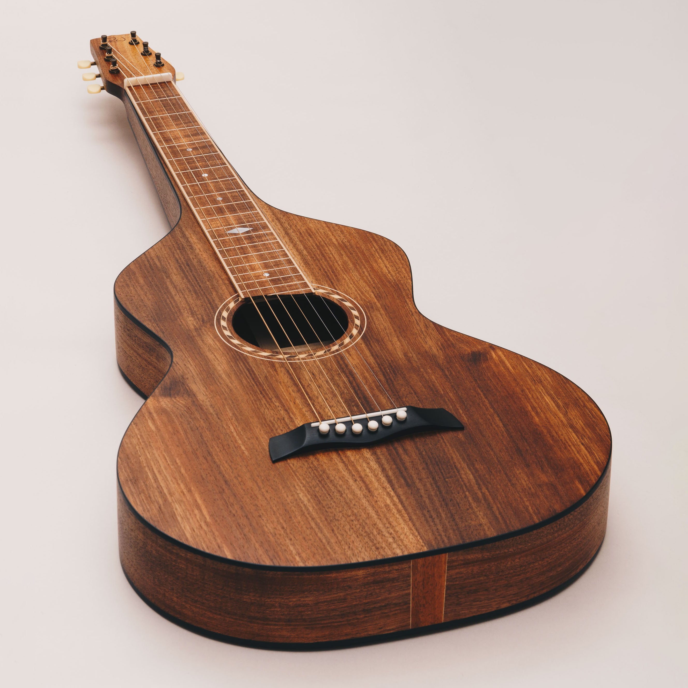 Style 2 Weissenborn Guitar - Tasmanian Blackwood Weissenborn Acoustic Lap Steel Slide Guitar by master luthier Richard Wilson. Handcrafted in Australia. Serial no. RW2409-459.