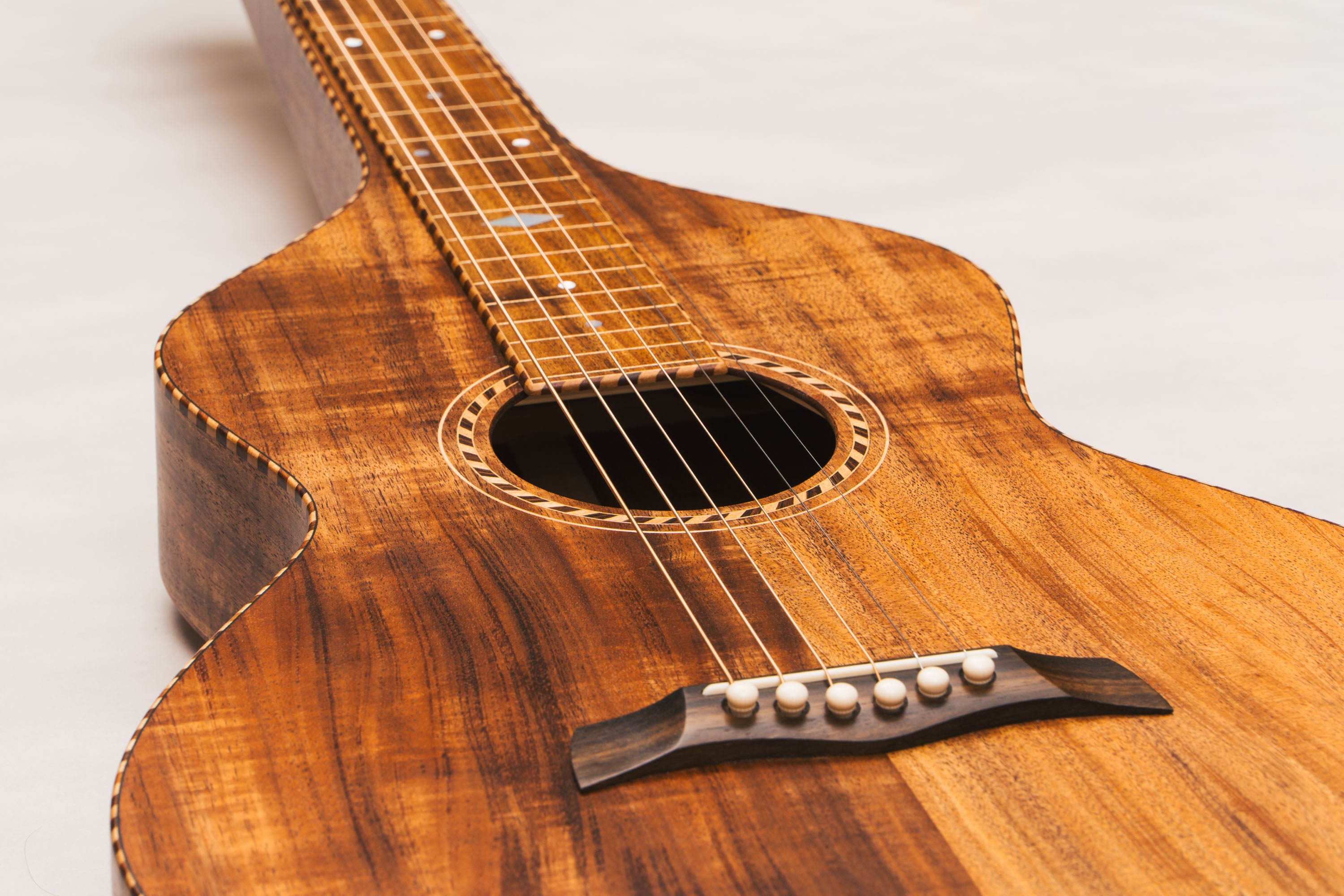 Style 3 Weissenborn Guitar - Tasmanian Blackwood Weissenborn Acoustic Lap Steel Slide Guitar by master luthier Richard Wilson. Handcrafted in Australia. Serial no. RW2606-493.