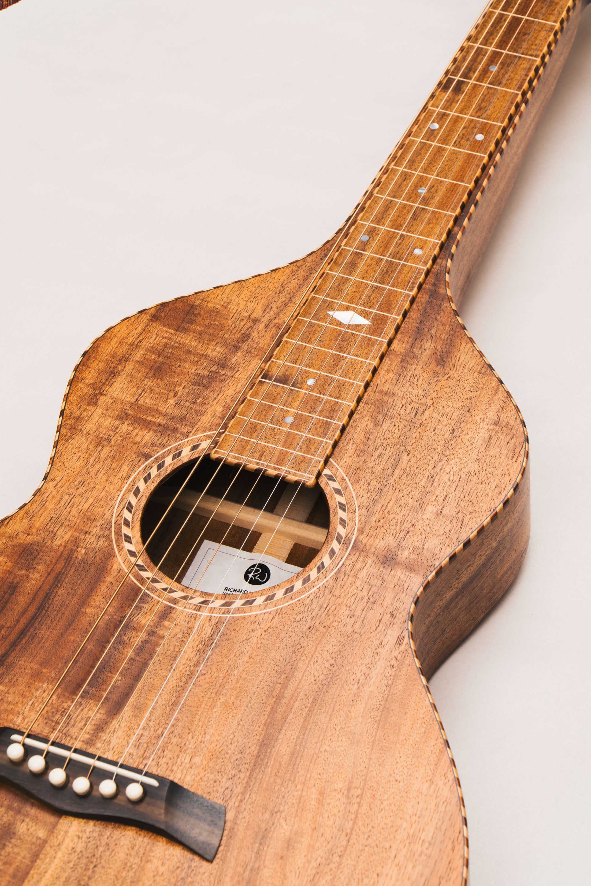 Style 3 Weissenborn Guitar - Tasmanian Blackwood Weissenborn Acoustic Lap Steel Slide Guitar by master luthier Richard Wilson. Handcrafted in Australia. Serial no. RW2606-493.