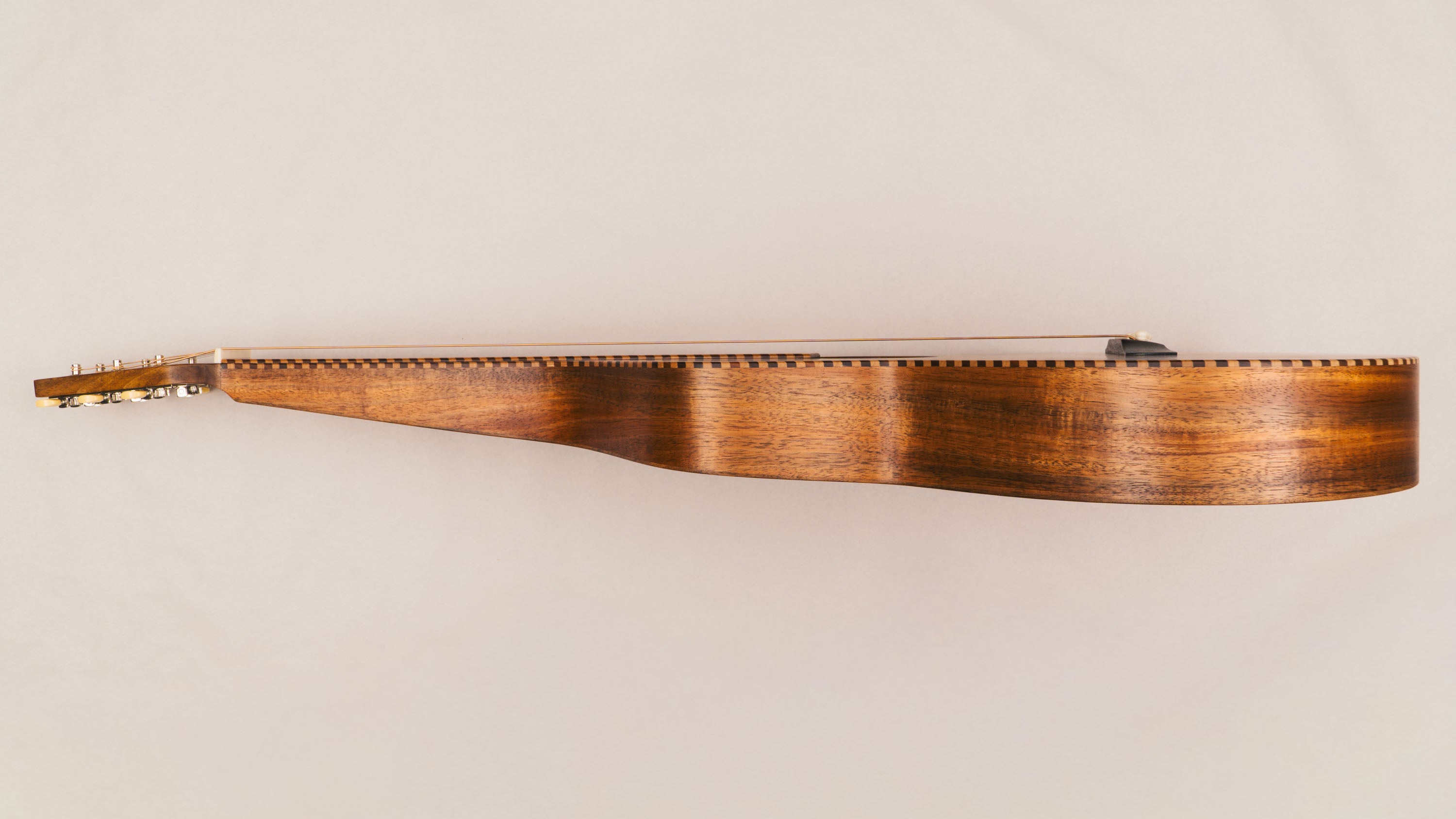 Style 3 Weissenborn Guitar - Tasmanian Blackwood Weissenborn Acoustic Lap Steel Slide Guitar by master luthier Richard Wilson. Handcrafted in Australia. Serial no. RW2607-494.