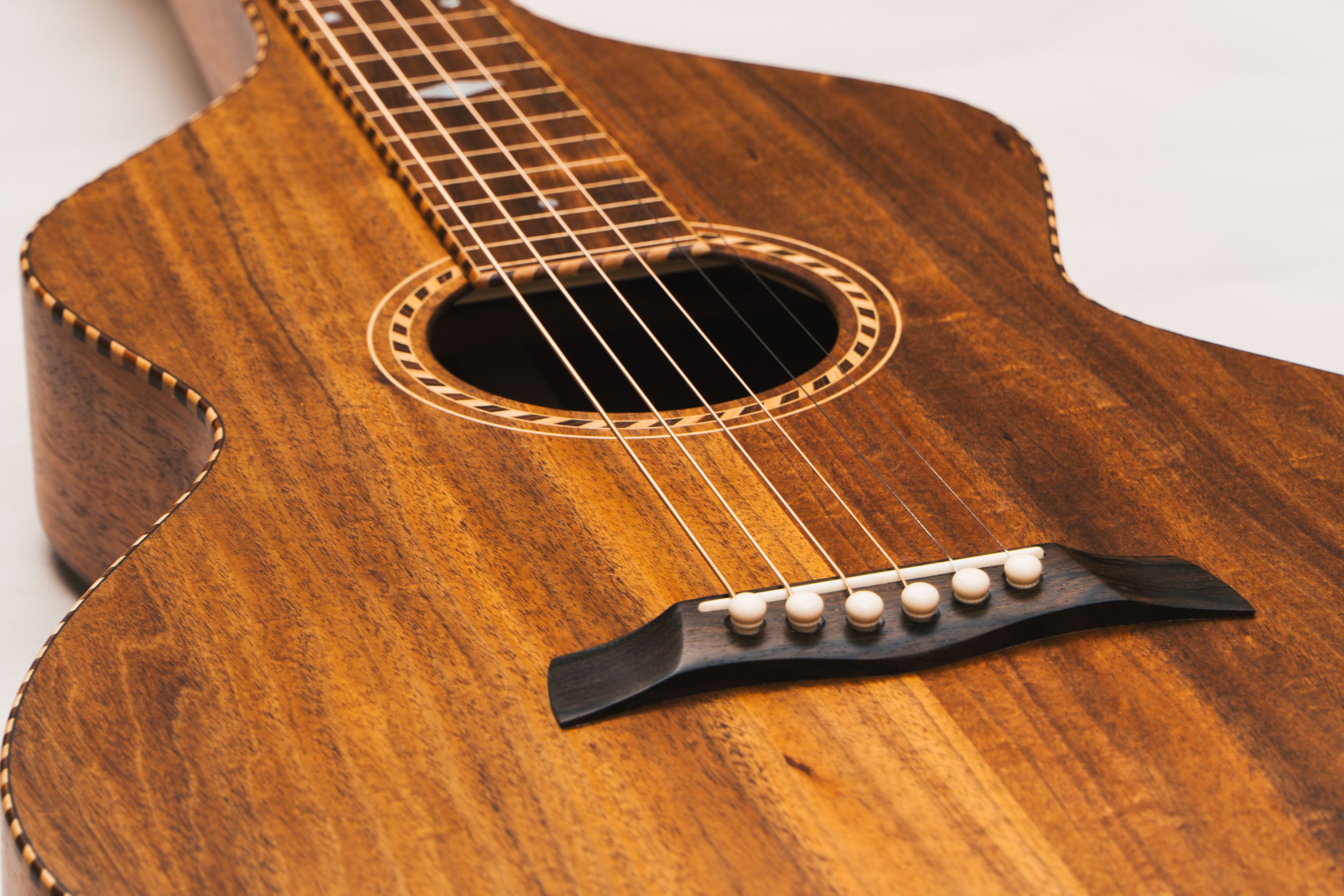 Style 3 Weissenborn Guitar - Tasmanian Blackwood Weissenborn Acoustic Lap Steel Slide Guitar by master luthier Richard Wilson. Handcrafted in Australia. Serial no. RW2607-494.
