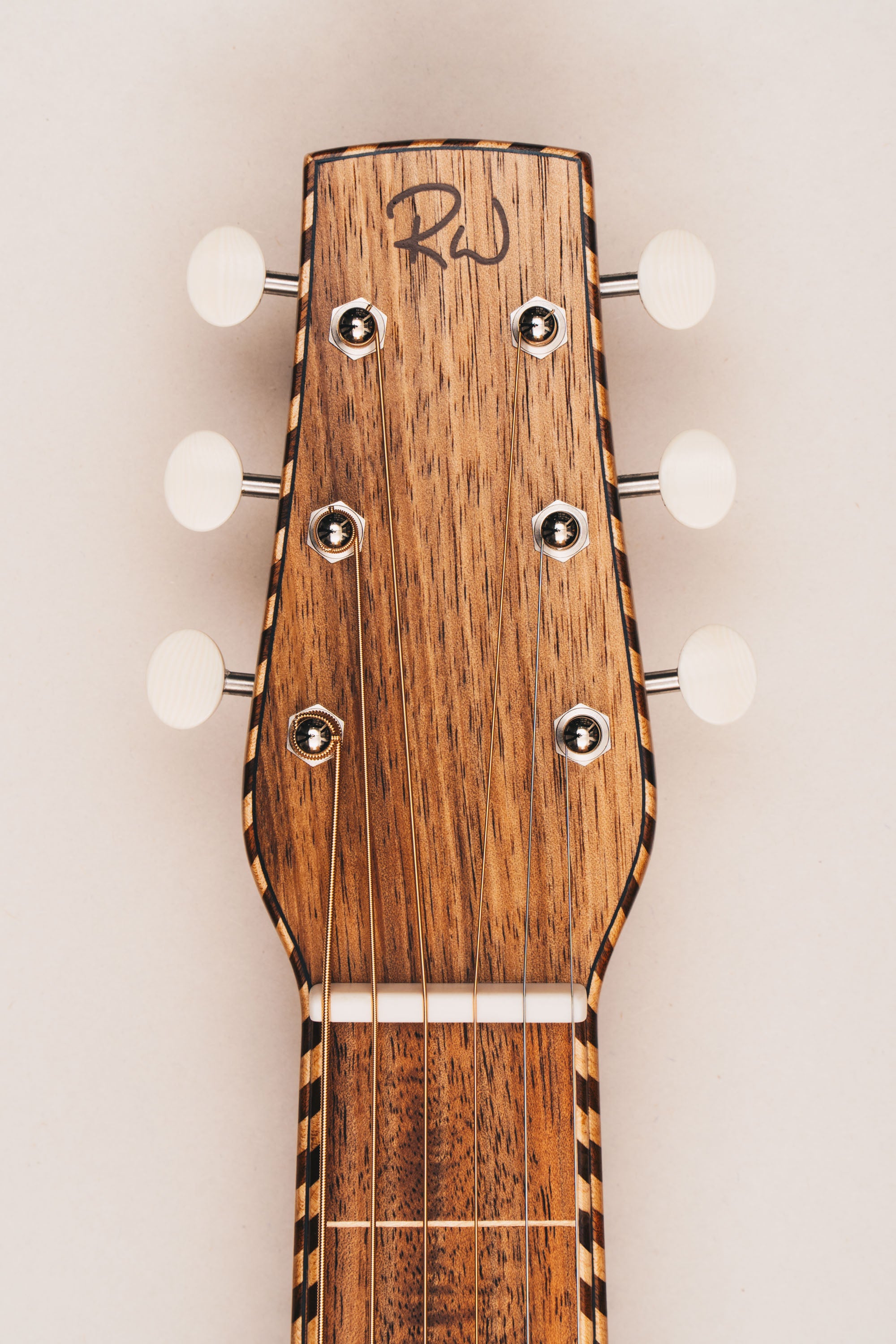 Style 4 Weissenborn Guitar - Tasmanian Blackwood Weissenborn Acoustic Lap Steel Slide Guitar by master luthier Richard Wilson. Handcrafted in Australia. Serial no. RW2622-509.