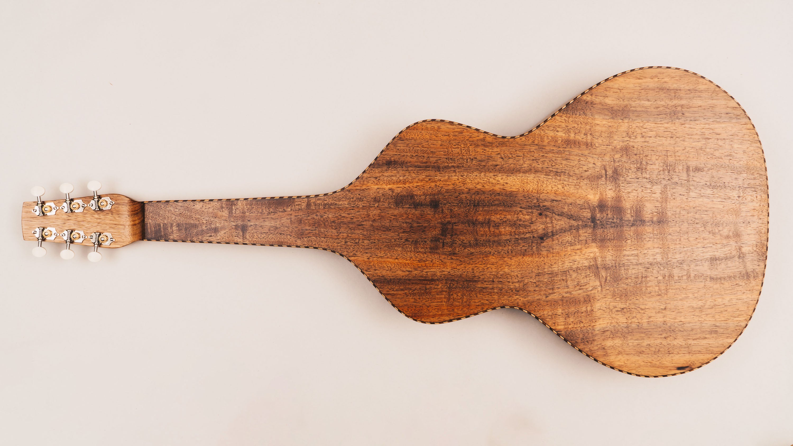 Style 4 Weissenborn Guitar - Tasmanian Blackwood Weissenborn Acoustic Lap Steel Slide Guitar by master luthier Richard Wilson. Handcrafted in Australia. Serial no. RW2622-509.