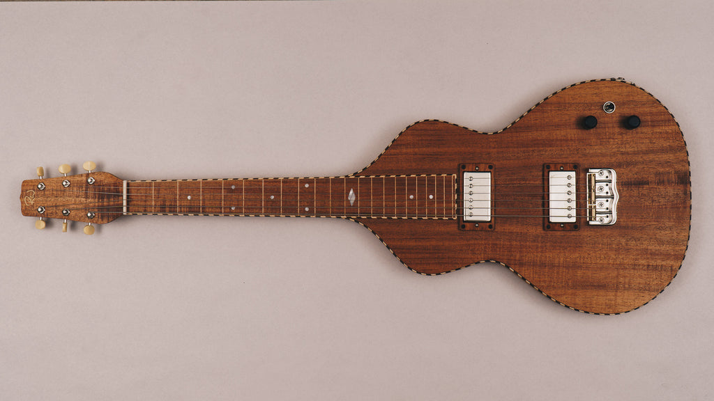 Electric Lap Steel Weissenborn Acoustic Lap Steel Slide Guitar by master luthier Richard Wilson. Handcrafted in Australia. Serial no. RW2037-286.