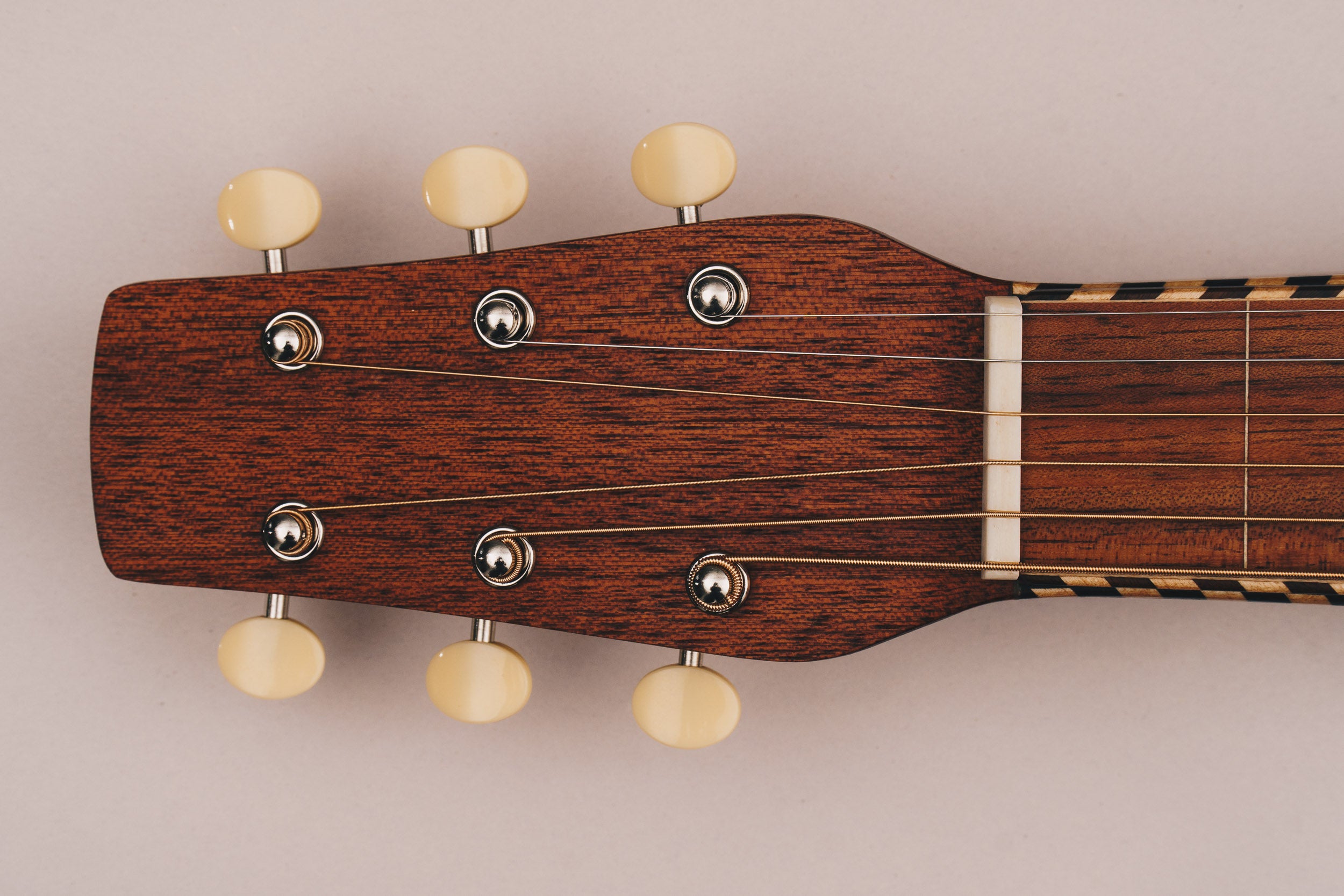 Hawaiian Koa Style 3 Weissenborn Acoustic Lap Steel Slide Guitar by master luthier Richard Wilson. Handcrafted in Australia. Serial no. RW1804-213.