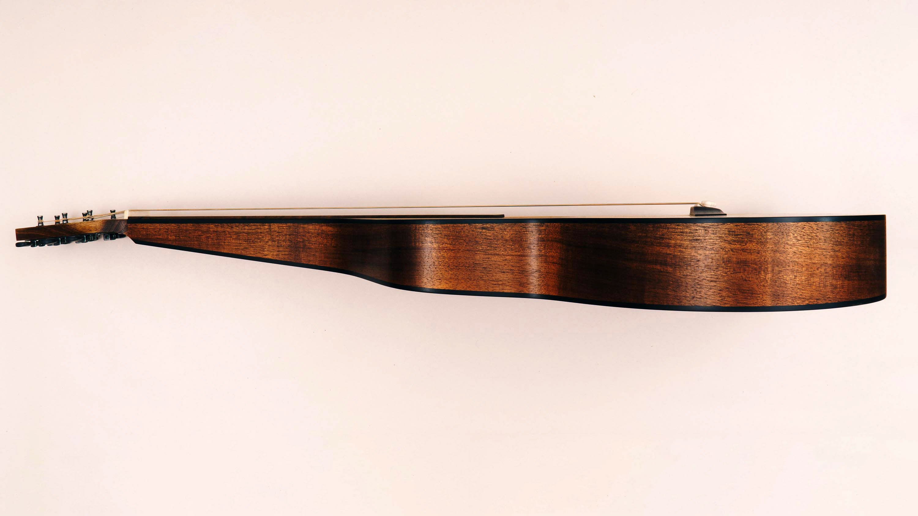 Style 2 Weissenborn Guitar - Herringbone Series Weissenborn Acoustic Lap Steel Slide Guitar by master luthier Richard Wilson. Handcrafted in Australia. Serial no. RW2313-403.