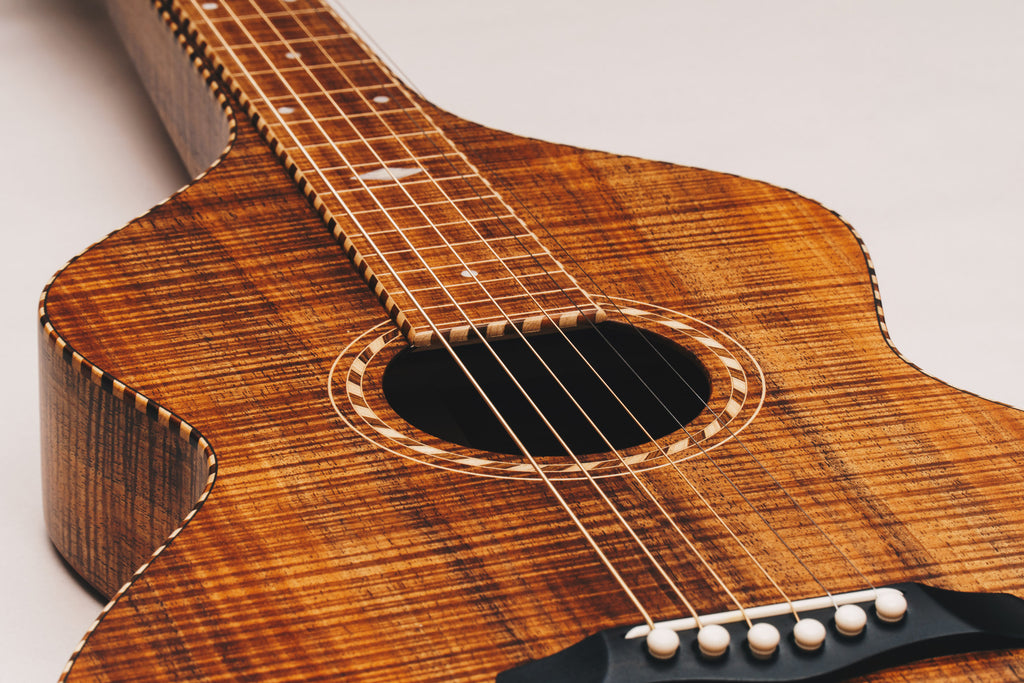 Style 3 Weissenborn Guitar - Master Series Weissenborn Acoustic Lap Steel Slide Guitar by master luthier Richard Wilson. Handcrafted in Australia. Serial no. RW2219-349.