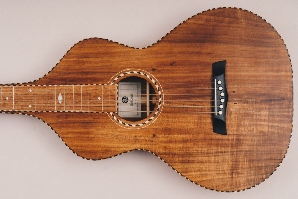 Style 3 Weissenborn Guitar Weissenborn Acoustic Lap Steel Slide Guitar by master luthier Richard Wilson. Handcrafted in Australia. Serial no. RW2108-297.