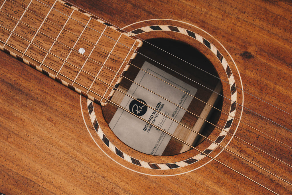 Style 3 Weissenborn Guitar Weissenborn Acoustic Lap Steel Slide Guitar by master luthier Richard Wilson. Handcrafted in Australia. Serial no. RW2108-297.