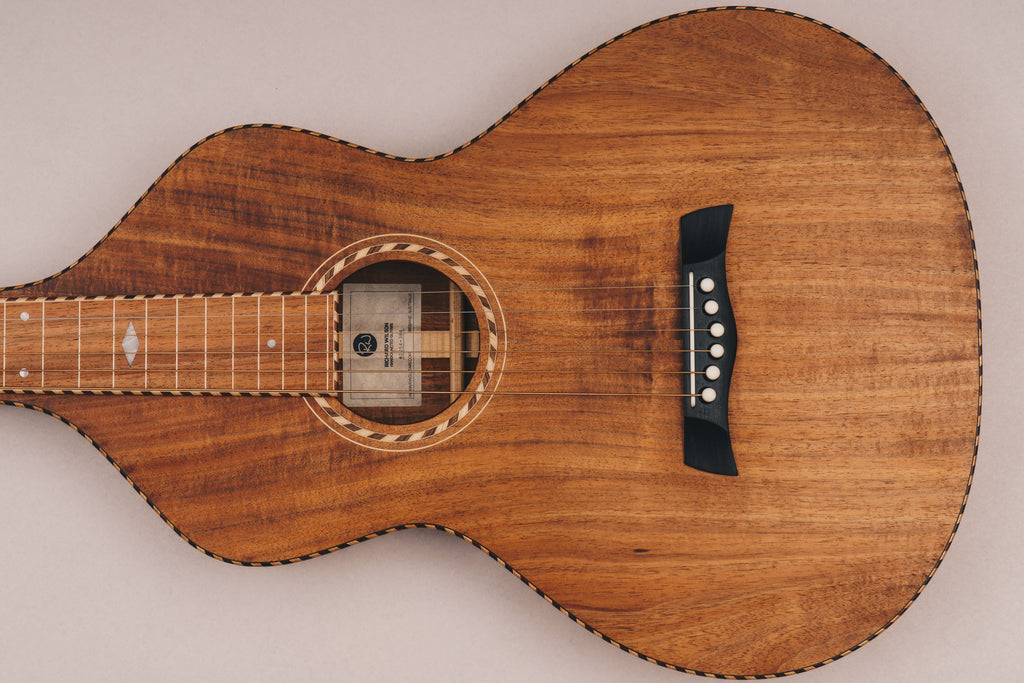 Style 3 Weissenborn Guitar Weissenborn Acoustic Lap Steel Slide Guitar by master luthier Richard Wilson. Handcrafted in Australia. Serial no. RW2254-384.