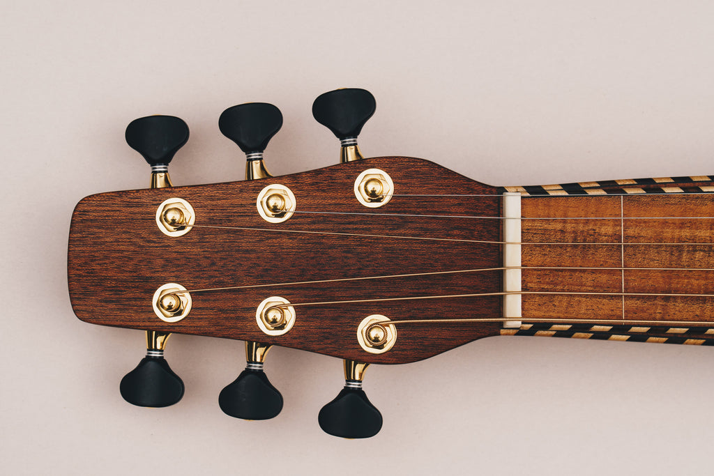 Tasmanian Blackwood Style "3.5" Weissenborn Acoustic Lap Steel Slide Guitar by master luthier Richard Wilson. Handcrafted in Australia. Serial no. RW1607-180.