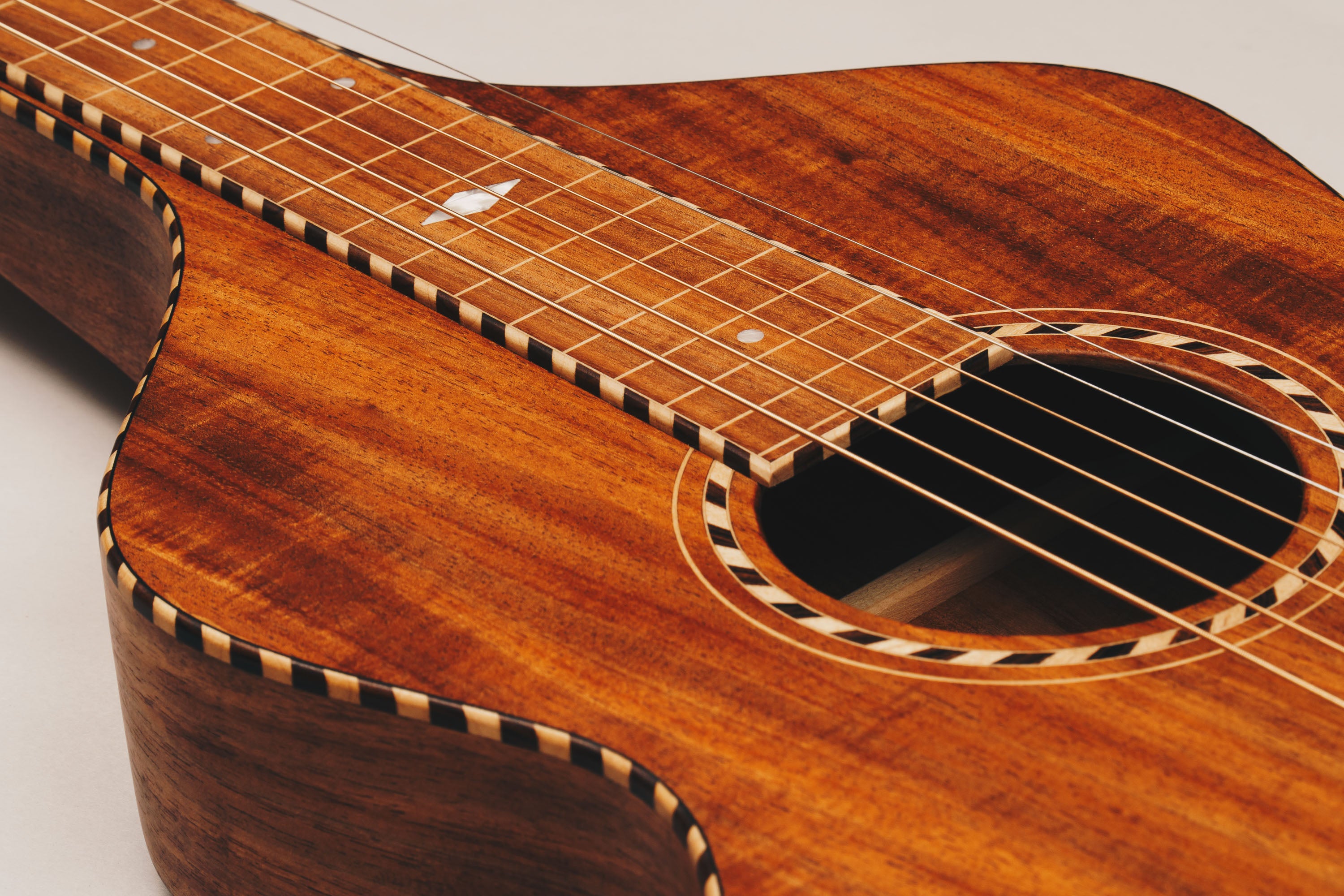 Tasmanian Blackwood Style 3 Weissenborn Acoustic Lap Steel Slide Guitar by master luthier Richard Wilson. Handcrafted in Australia. Serial no. RW1923-243.