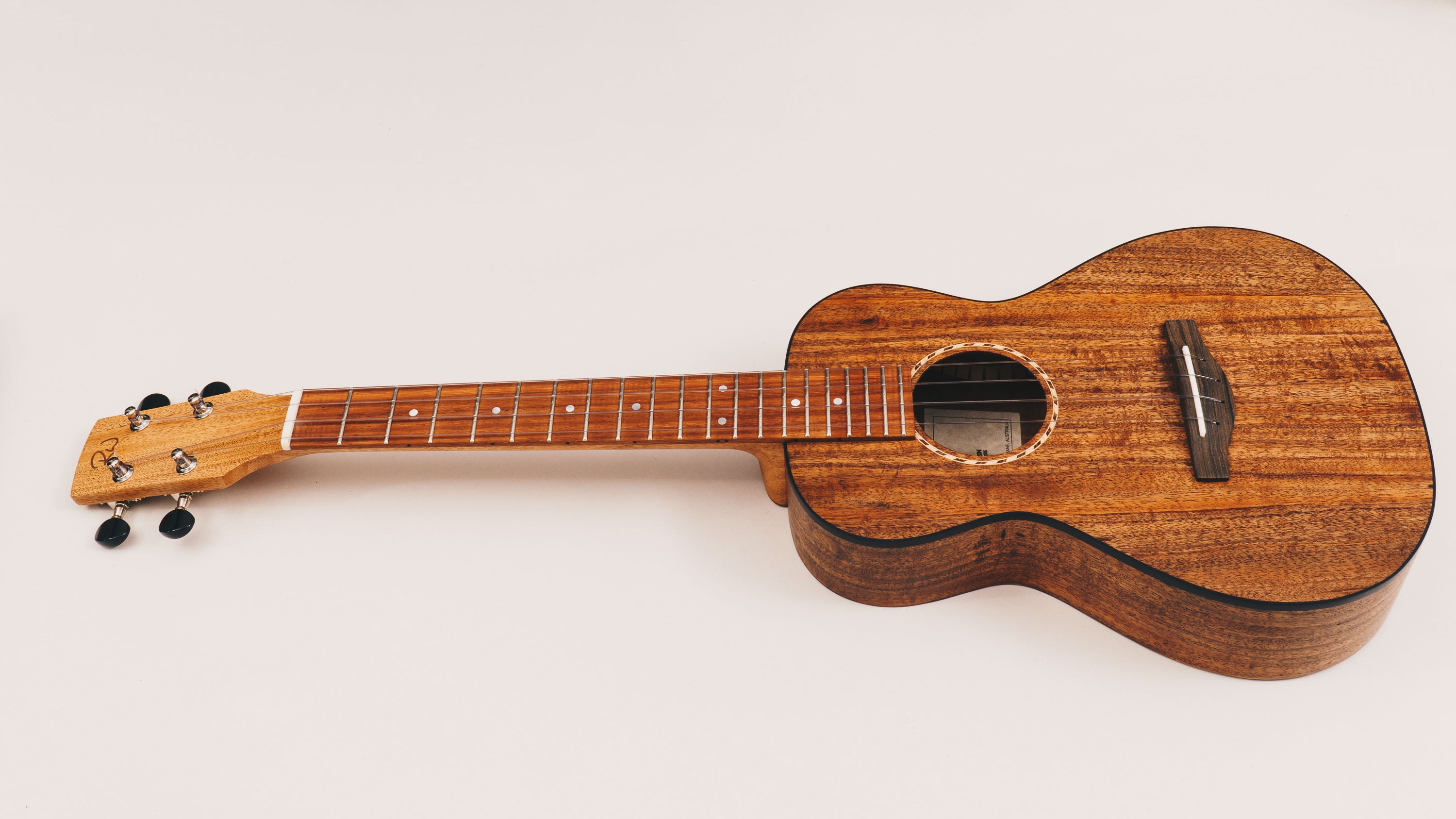 Tenor Ukulele - Tasmanian Blackwood - 'Style 2' Weissenborn Acoustic Lap Steel Slide Guitar by master luthier Richard Wilson. Handcrafted in Australia. Serial no. RW2328-418.
